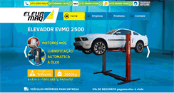 Desktop Screenshot of elevamaq.com.br