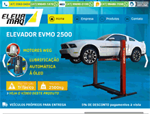 Tablet Screenshot of elevamaq.com.br